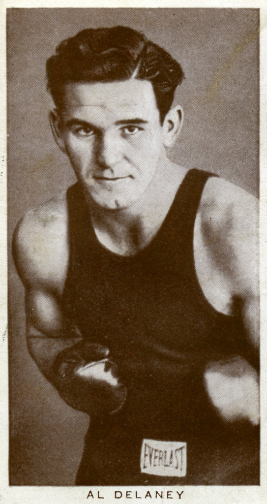 Detail of Al Delaney, Canadian boxer by Anonymous