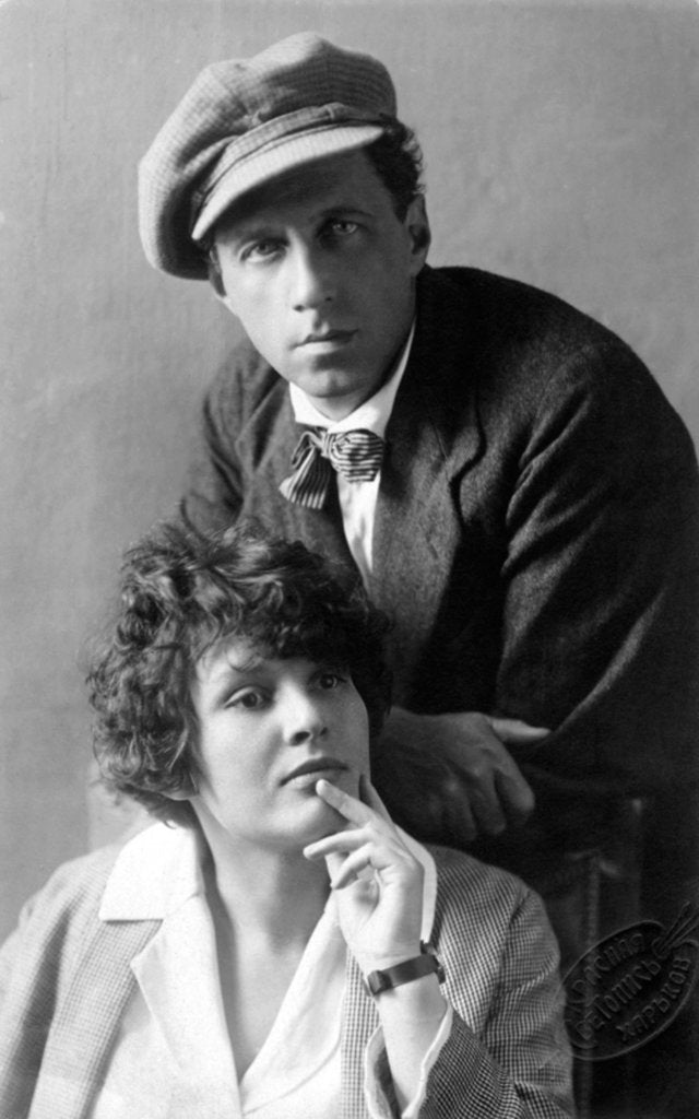Detail of Russian theatre directo Vsevolod Meyerhold and his wife, actress Zinaida Raikh, early 1920s by Unknown