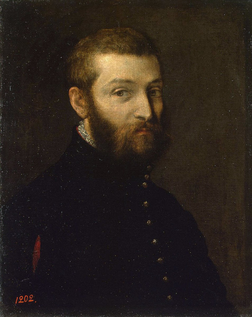 Detail of Self-Portrait, between 1558 and 1563 by Anonymous