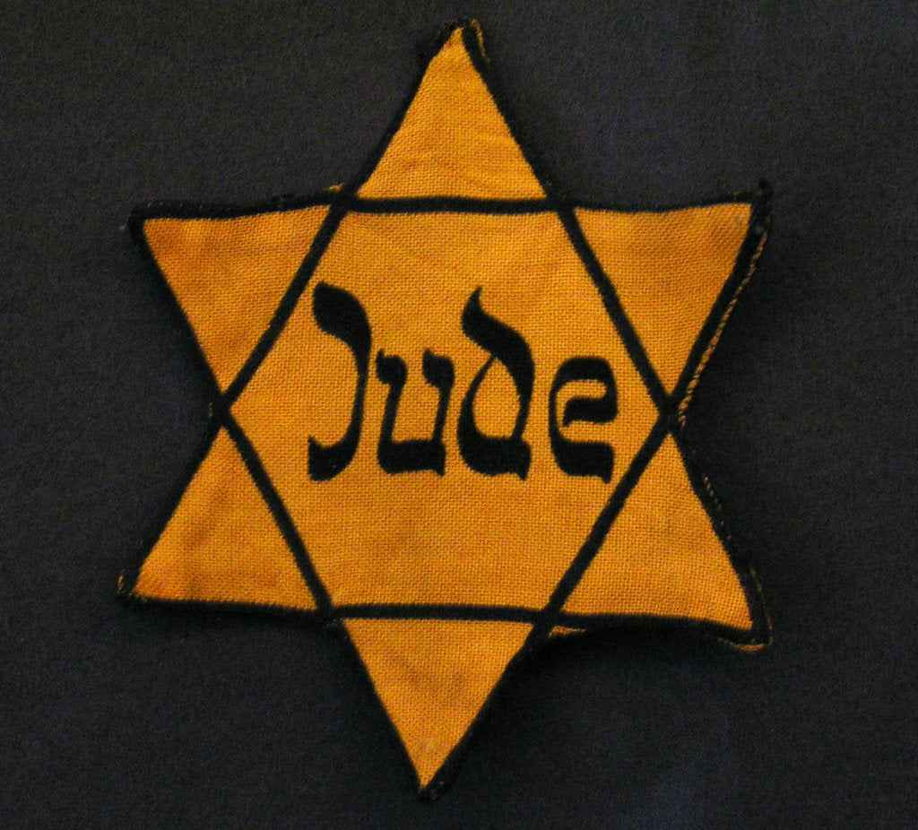 Detail of The yellow badge by Anonymous