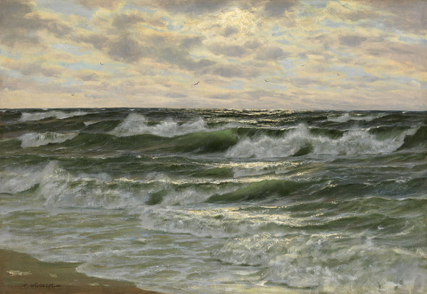 Rolling Waves posters & prints by Konstantin Alexandrovich Veshchilov