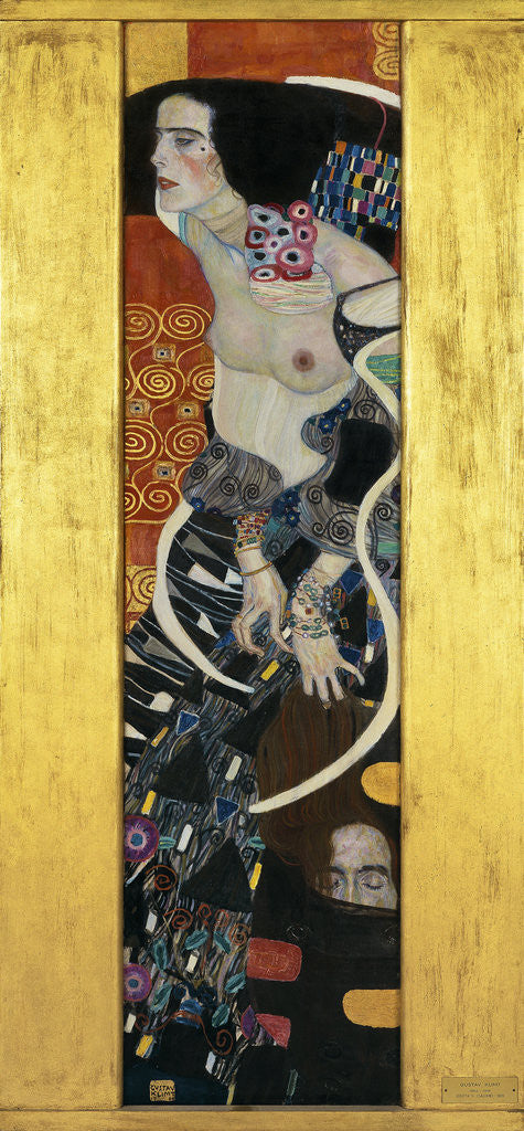 Detail of Judith II (Salome) by Gustav Klimt