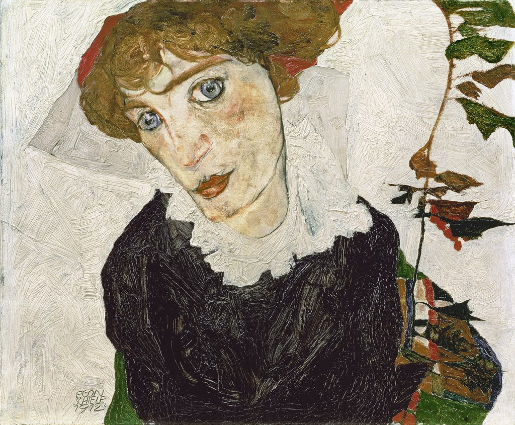 Detail of Portrait of Wally Neuzil, 1912 by Egon Schiele