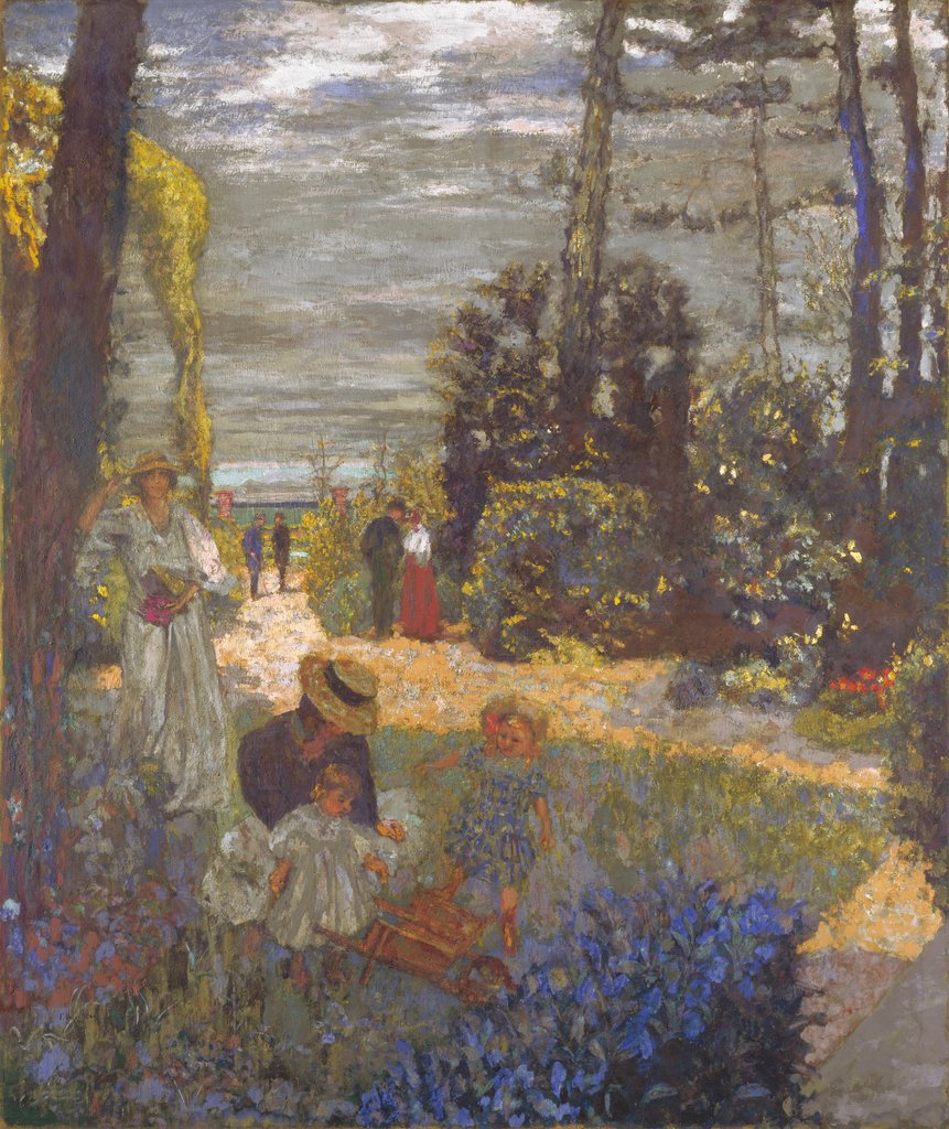 Detail of The Terrace at Vasouy, the Garden, 1901 by Édouard Vuillard