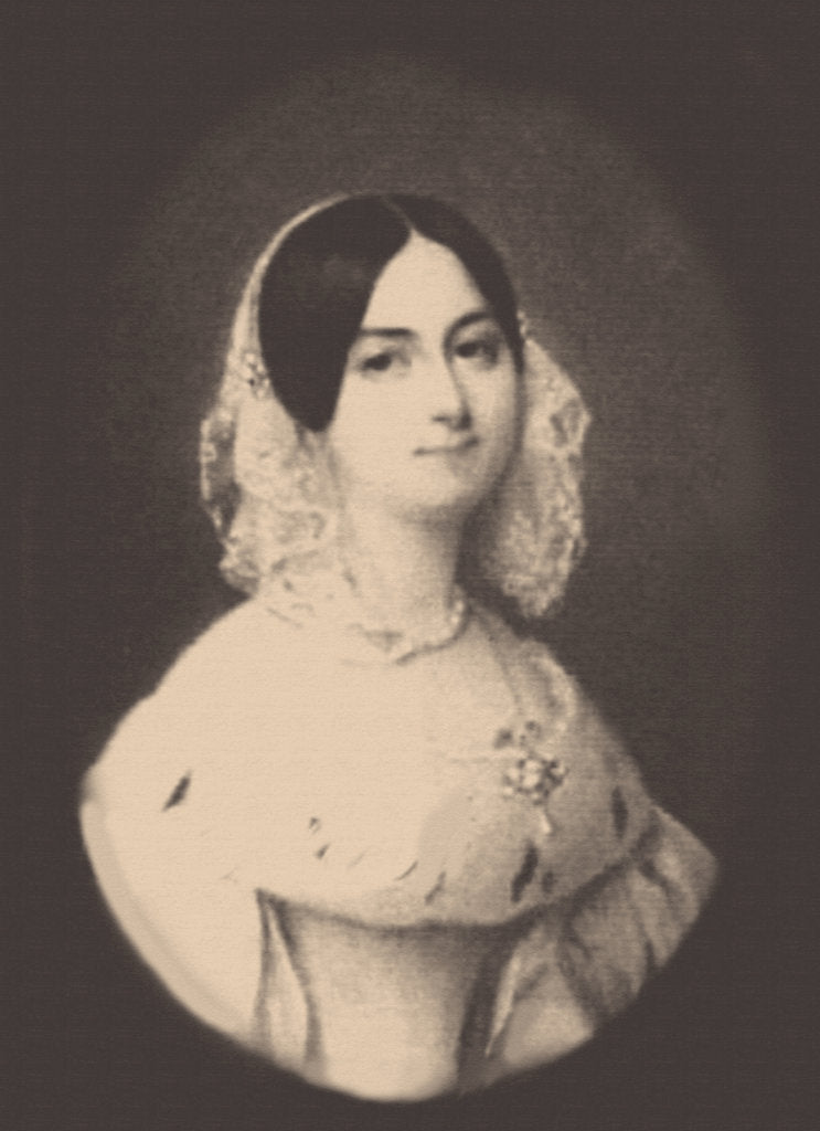 Detail of Adélaïde-Louise dEckmühl de Blocqueville, 1830s by Anonymous
