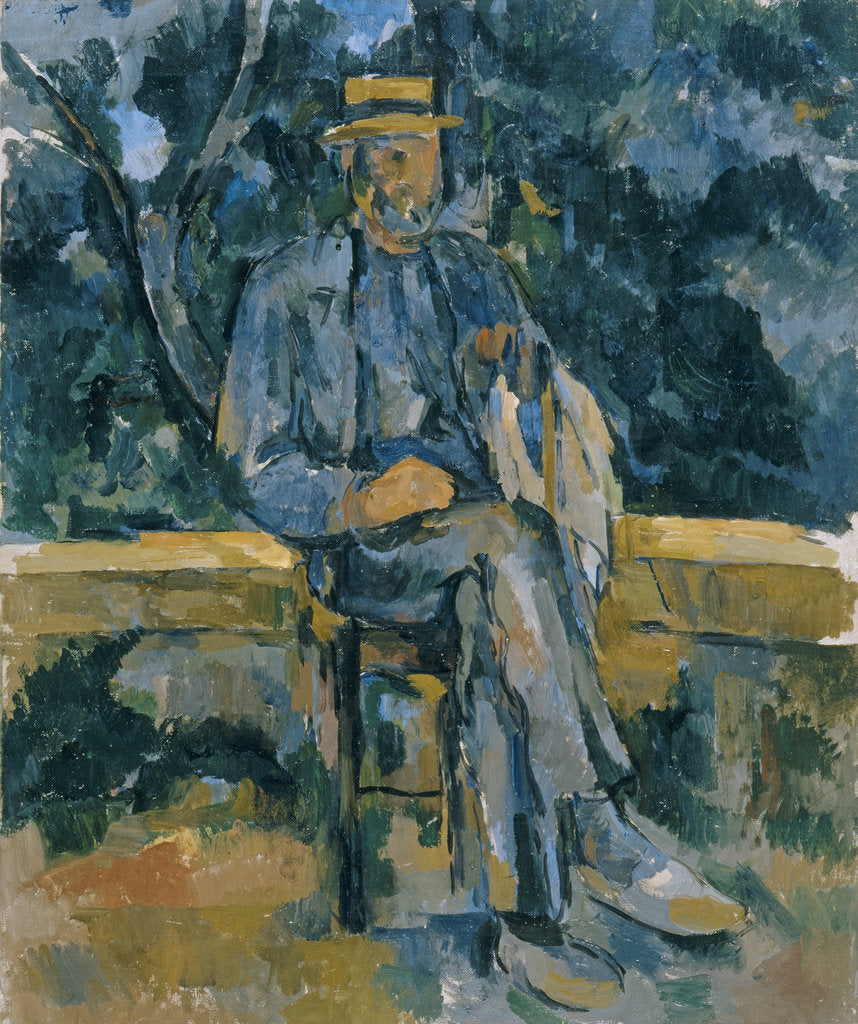 Detail of Portrait of Peasant, 1905-1906 by Paul Cézanne