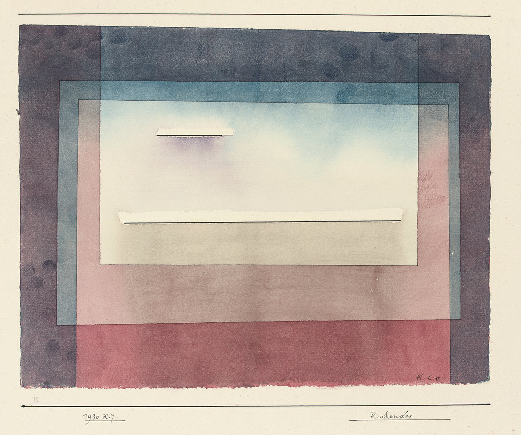 Detail of Dormant, 1930 by Paul Klee