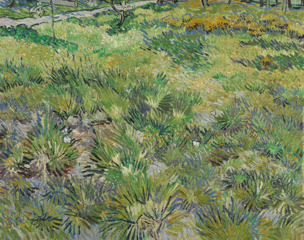 Detail of Long Grass with Butterflies, 1890 by Vincent van Gogh