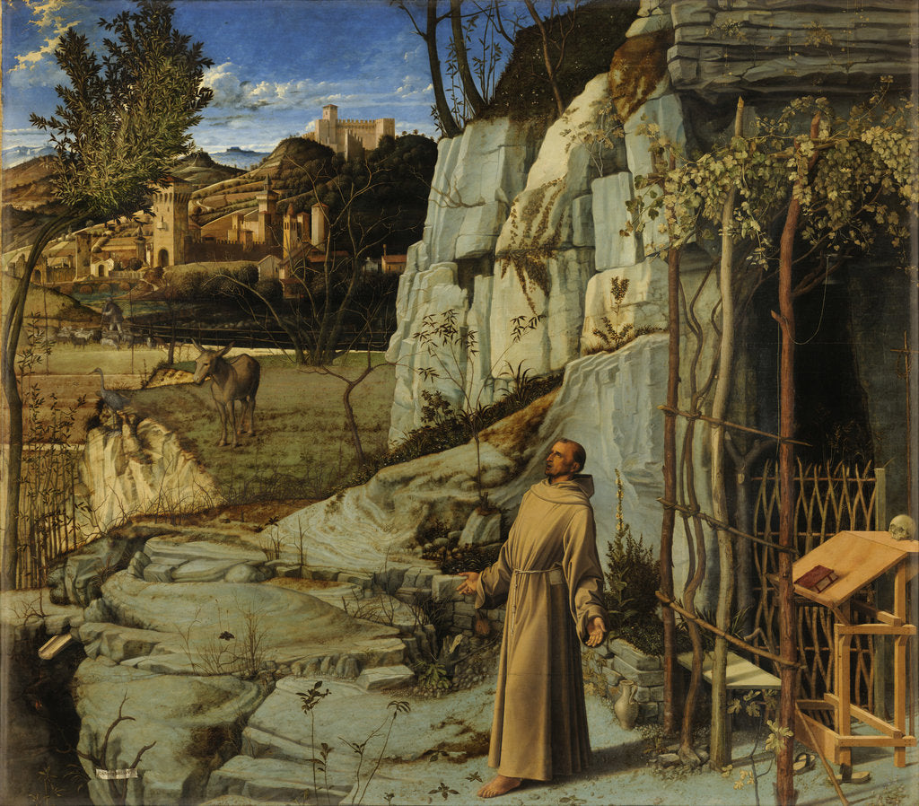 Detail of Saint Francis in the Desert, c. 1480 by Giovanni Bellini