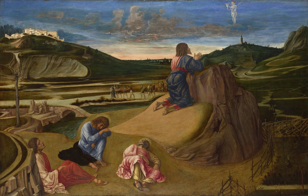 Detail of The Agony in the Garden, ca 1465 by Giovanni Bellini