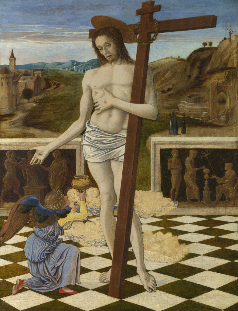 Detail of The Blood of the Redeemer, ca 1460 by Giovanni Bellini