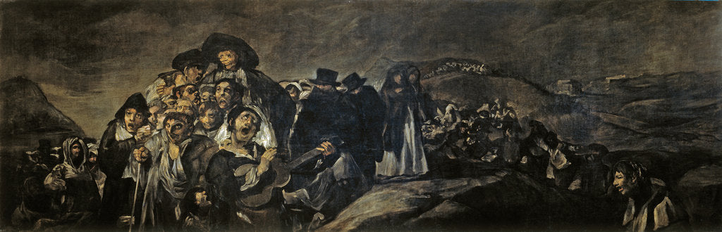 Detail of A Pilgrimage to San Isidro by Francisco de Goya