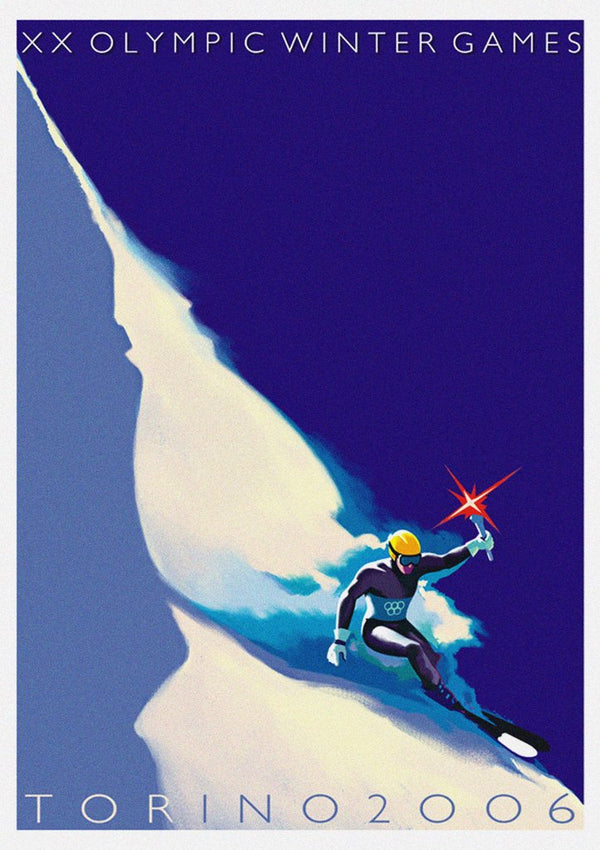 Official poster for the XX Olympic Winter Games 2006 in Turin