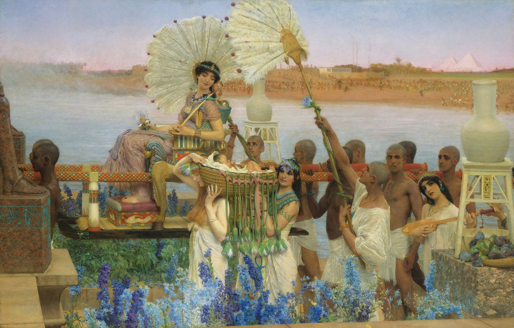 Detail of The Finding of Moses by Sir Lawrence Alma-Tadema