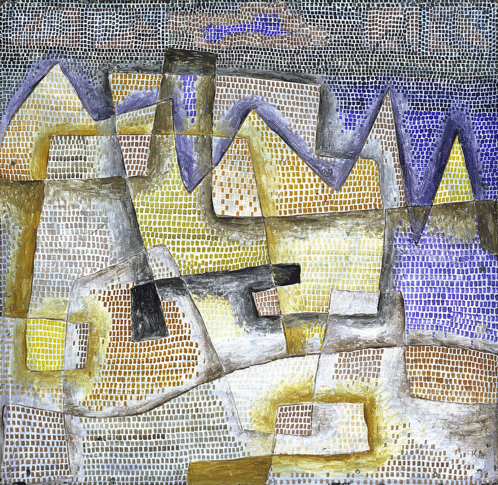 Detail of Rocky Coast by Paul Klee