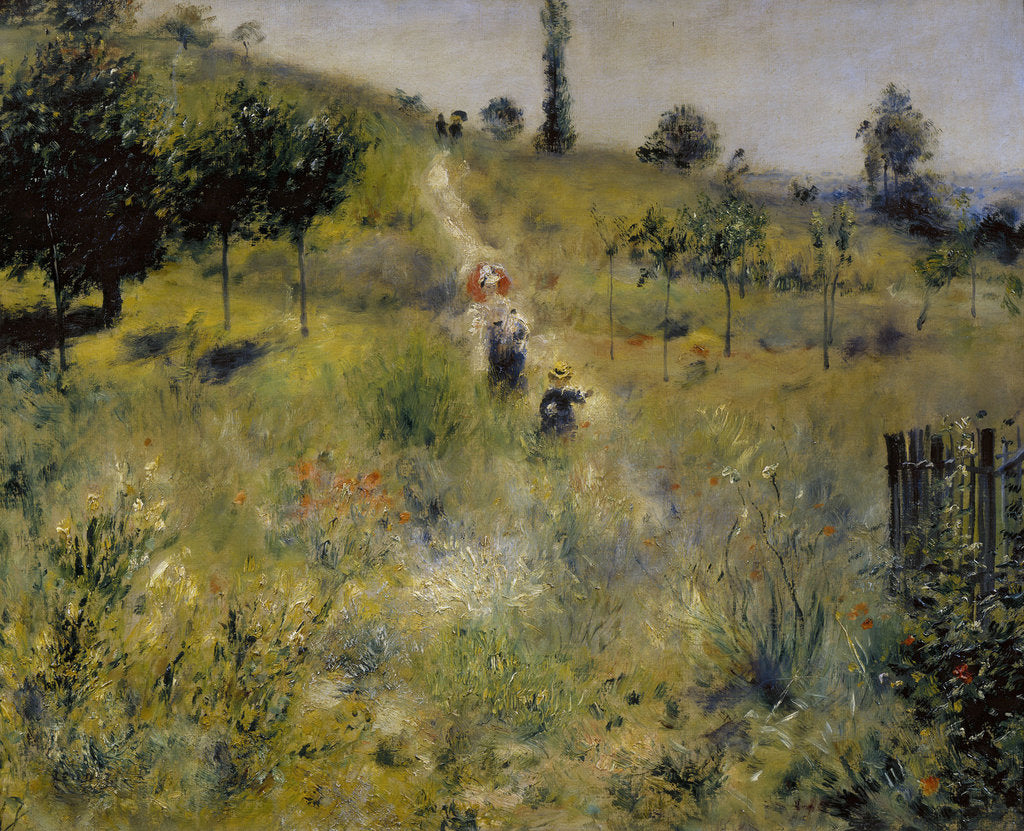 Detail of Path Leading through Tall Grass by Pierre Auguste Renoir