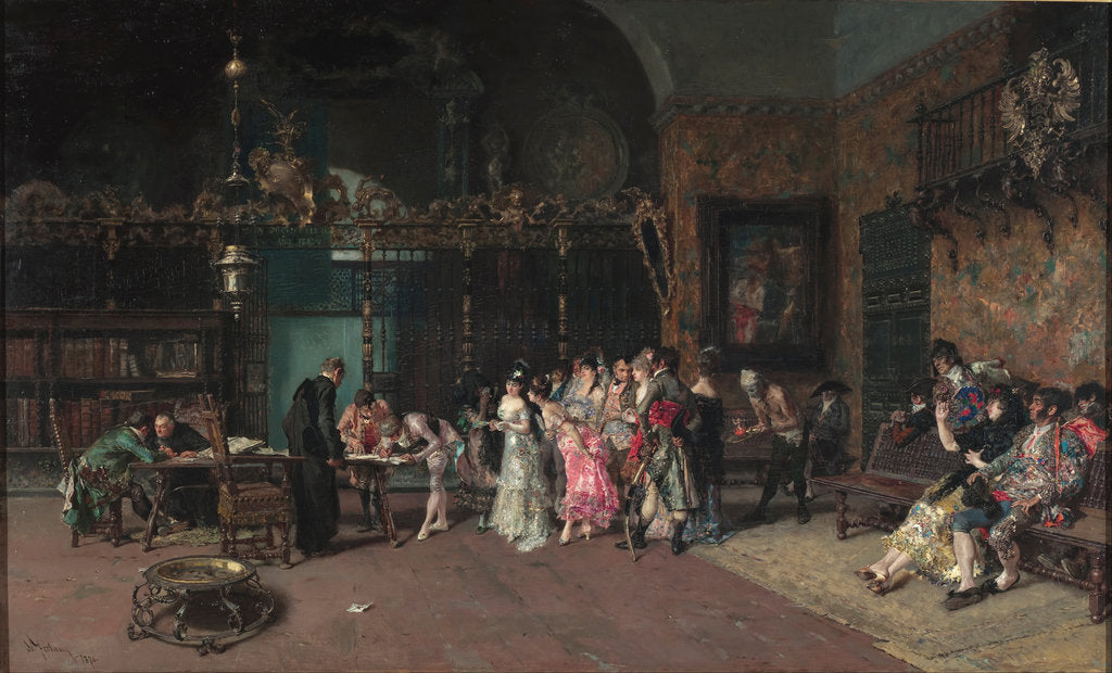 Detail of The Spanish Wedding by Marià Fortuny