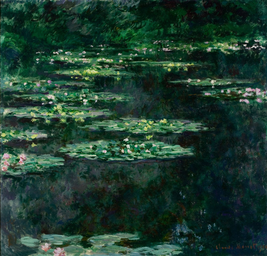Detail of The Water Lilies (Les Nymphéas) by Claude Monet