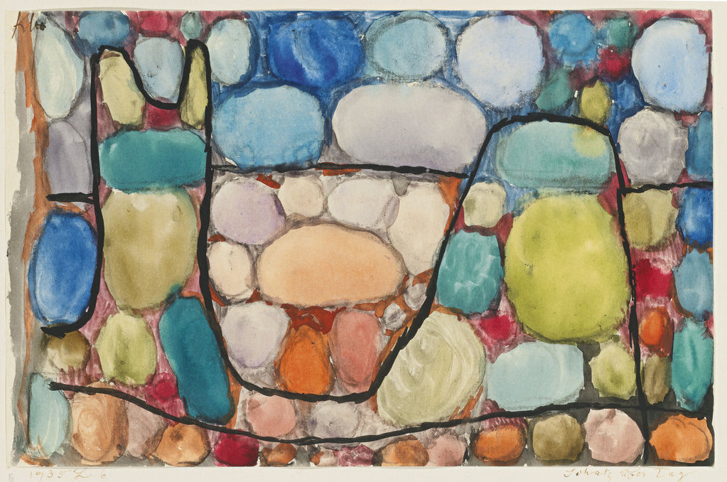 Detail of Treasure above Ground (Schatz über Tag), 1935 by Paul Klee