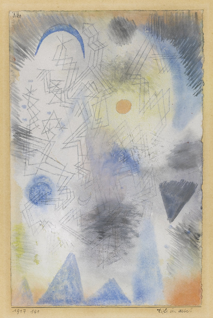 Detail of Targets in the fog, 1917 by Paul Klee
