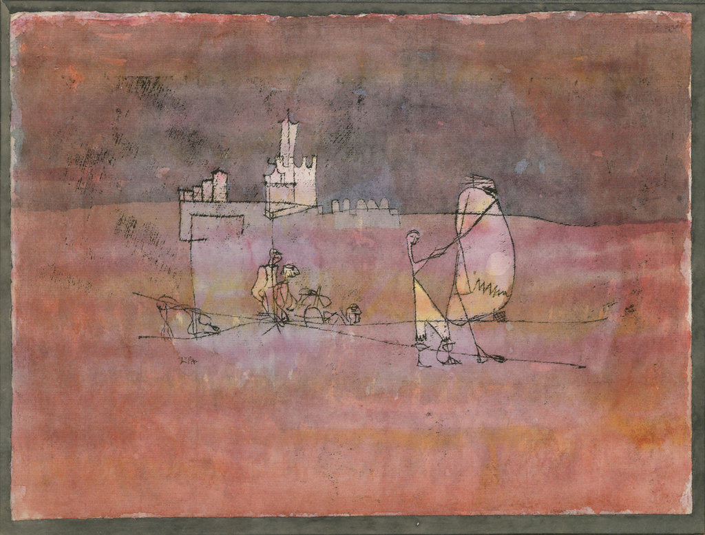 Detail of Episode Before an Arab Town, 1923 by Paul Klee