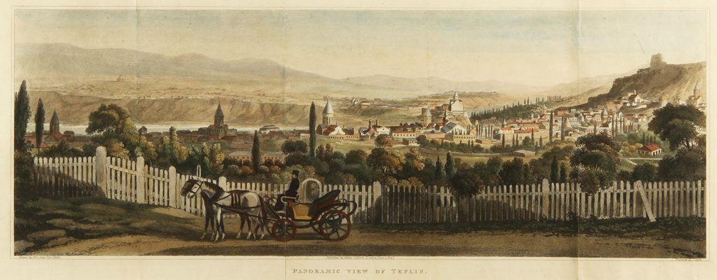 Detail of Panoramic View of Tiflis, 1827 by John Heaviside Clark