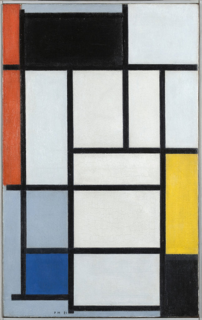 Detail of Composition with Red, Black, Yellow and Blue, 1921 by Anonymous