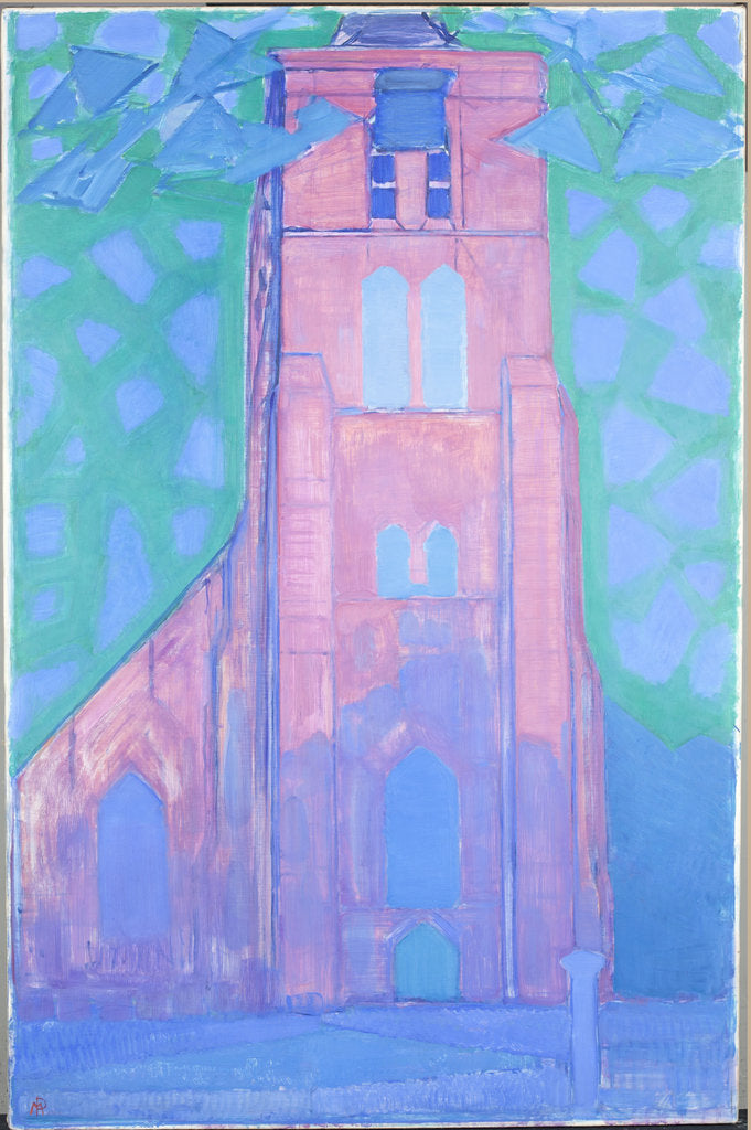 Detail of Zeeland Church Tower, 1911 by Anonymous