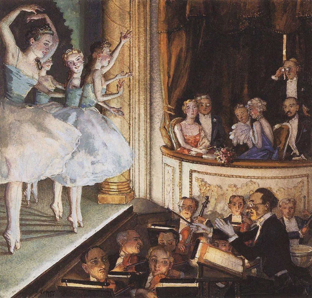 Detail of Russian ballet by Anonymous