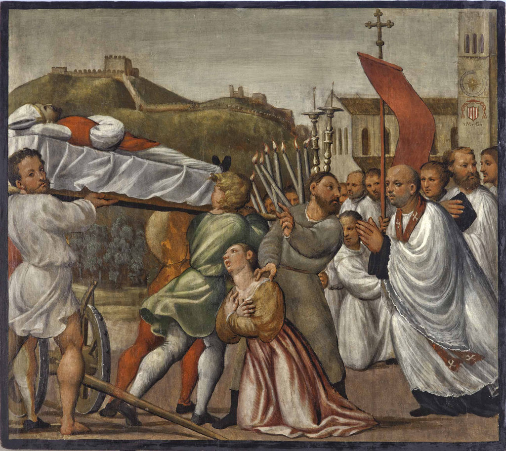Detail of Arrival of the Body of Saint Titian of Oderzo into Oderzo, 1534 by Anonymous