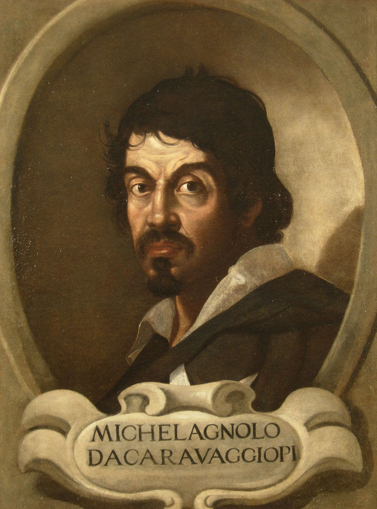 Detail of Portrait of Michelangelo Merisi da Caravaggio, 17th century by Anonymous