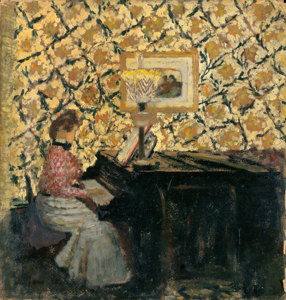 Detail of Misia at the Piano, 1895-1896 by Anonymous