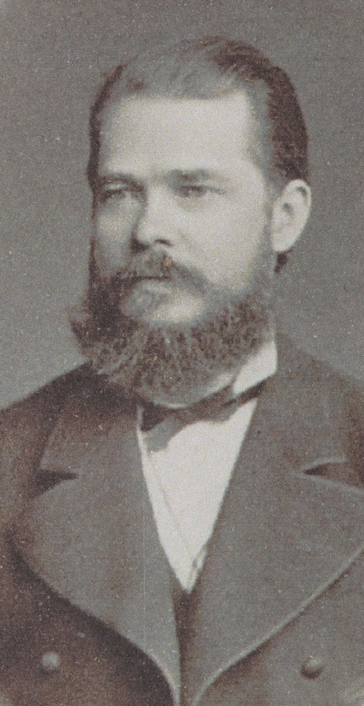 Detail of Portrait of Pyotr Ivanovich Jurgenson, 1870s by Anonymous