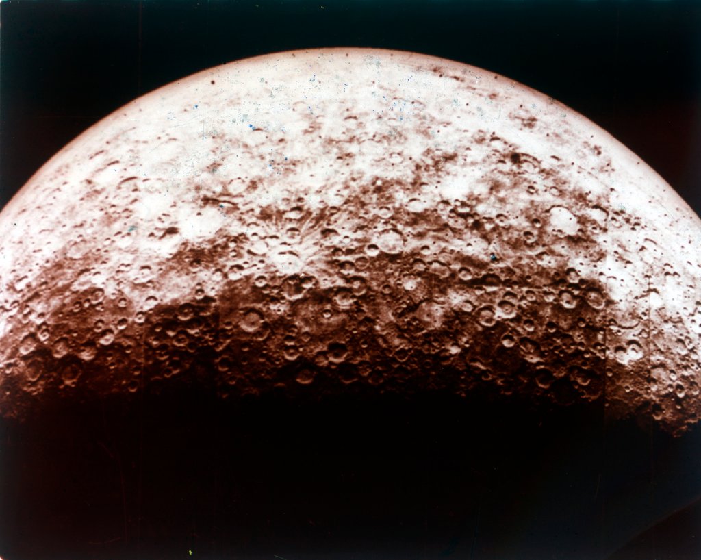 Detail of Surface of the planet Mercury by NASA
