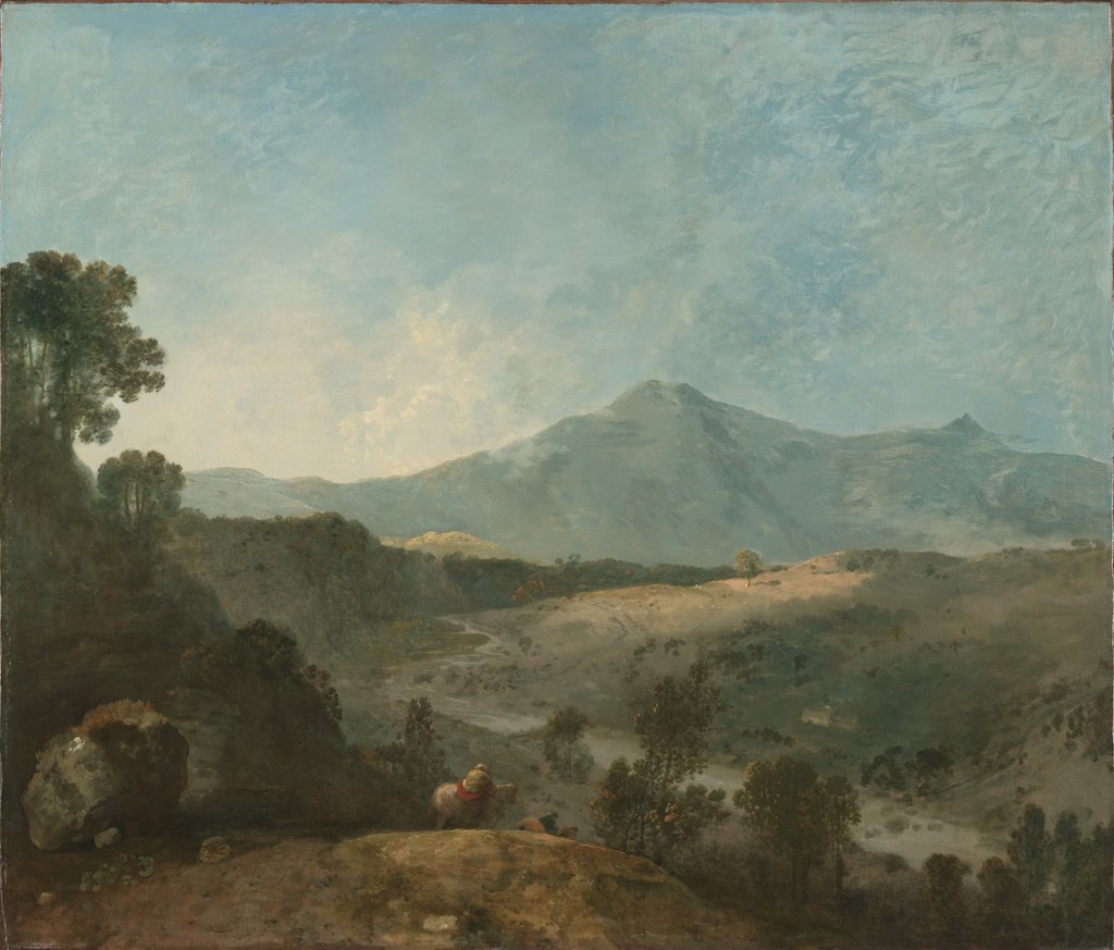Detail of Cader Idris, with the Mawddach River, c. 1774 by Richard Wilson