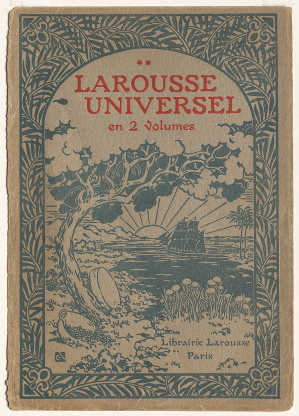 Larousse Universal Cover posters & prints by Auriol; Librarie