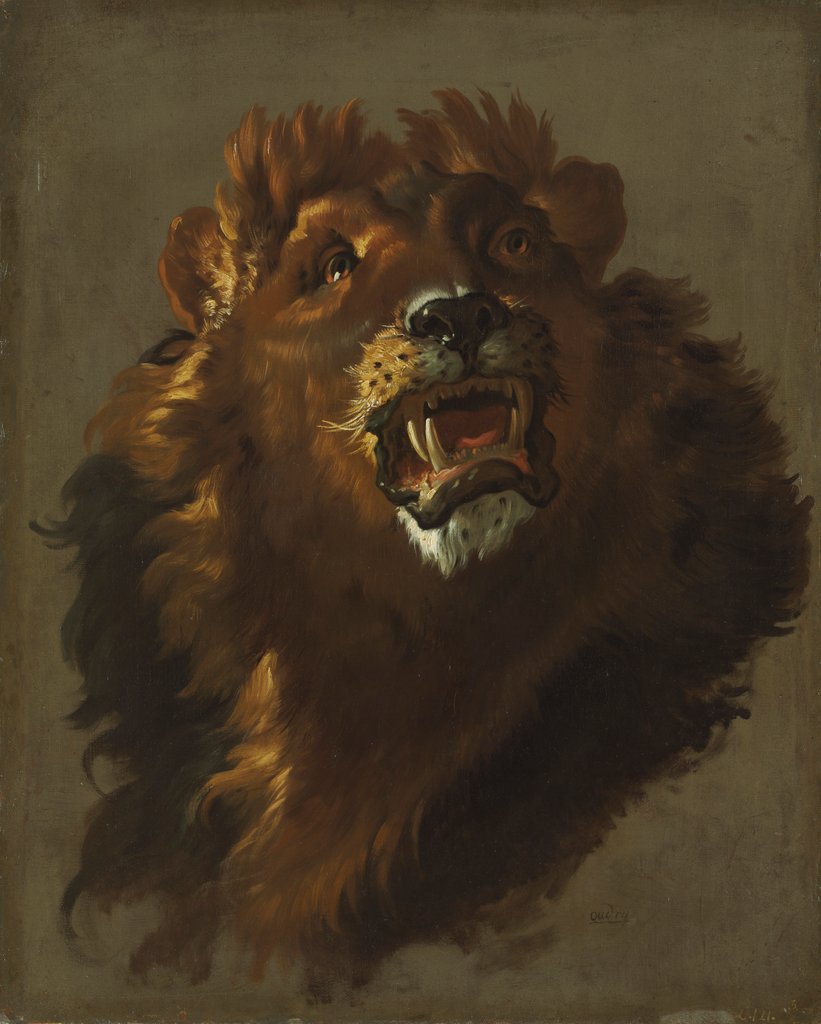 Detail of Lion, 1750s by Giuseppe Baldrighi