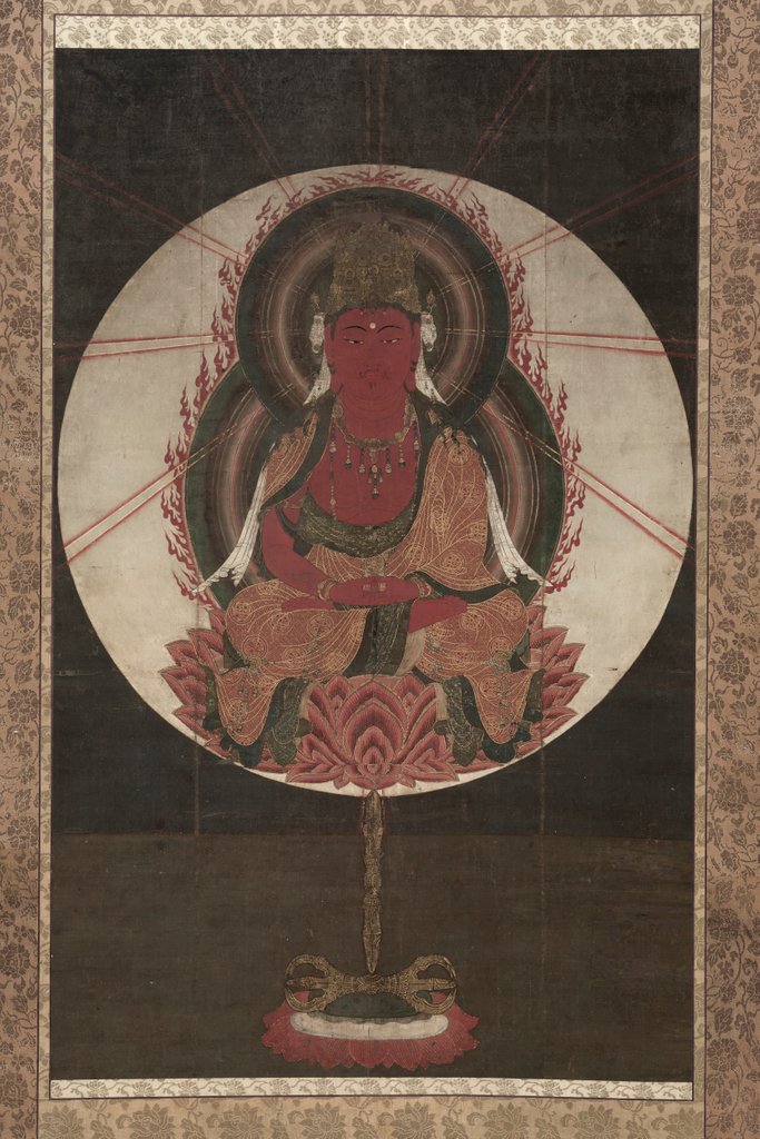 Detail of Red Amida, 1300s by Unknown