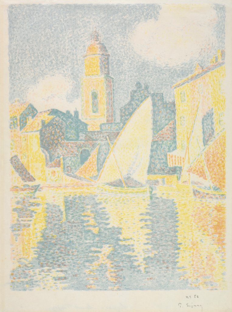 Detail of Saint-Tropez: The Port, 1897-1898 by Paul Signac