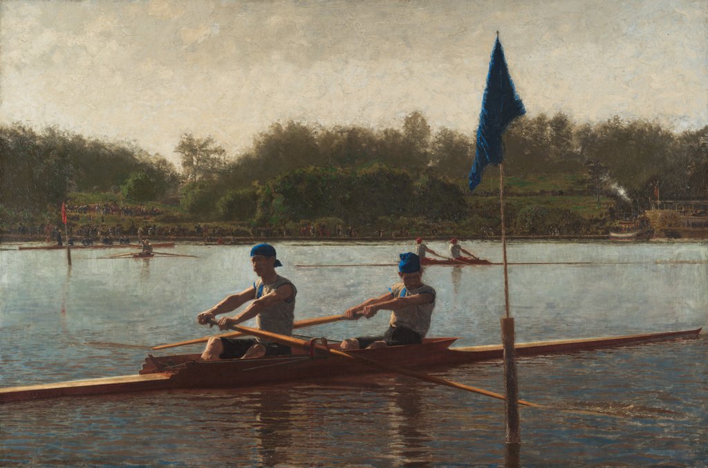 Detail of The Biglin Brothers Turning the Stake, 1873 by Thomas Eakins