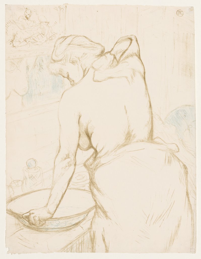 Detail of Elles: The Toilet, 1896 by Henri de Toulouse-Lautrec