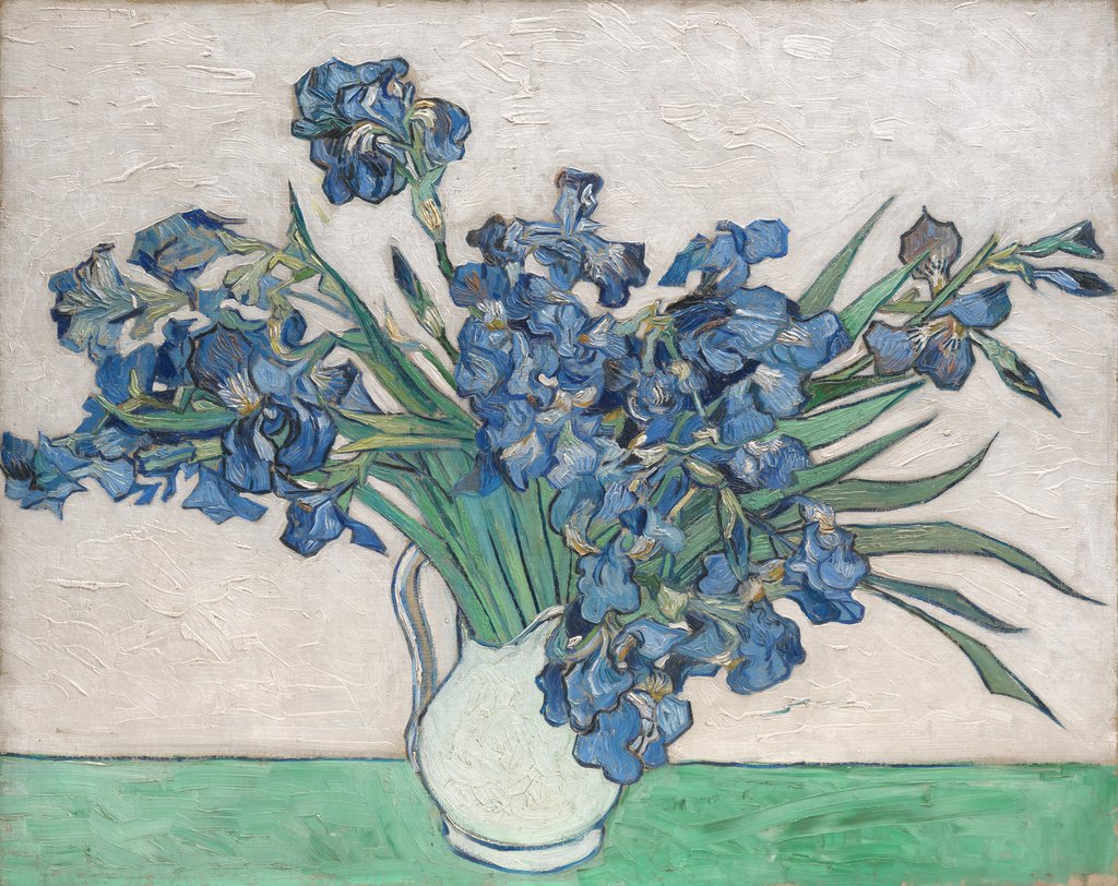 Detail of Irises, 1890 by Vincent van Gogh