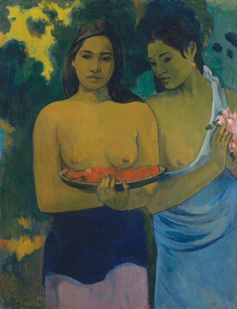 Detail of Two Tahitian Women, 1899 by Paul Gauguin