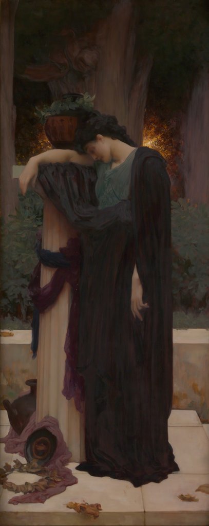 Detail of Lachrymae, 1894-95 by Frederic Leighton