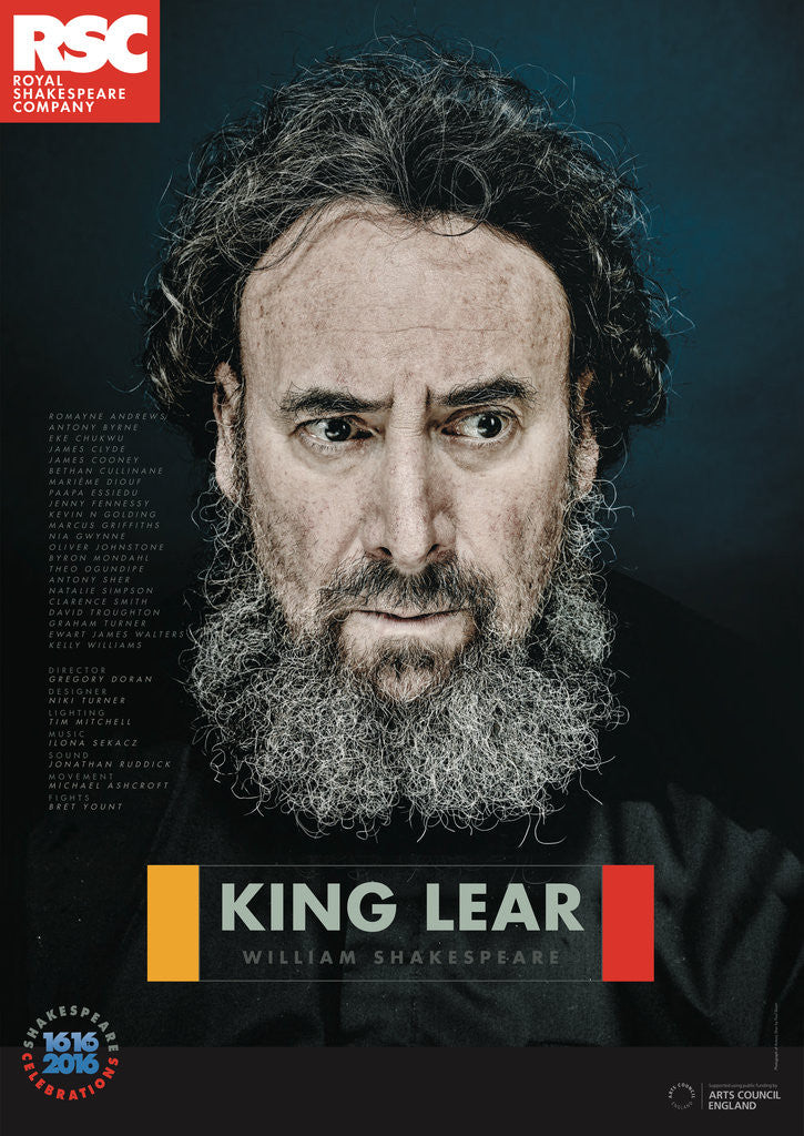 Detail of King Lear, 2016 by Royal Shakespeare Company