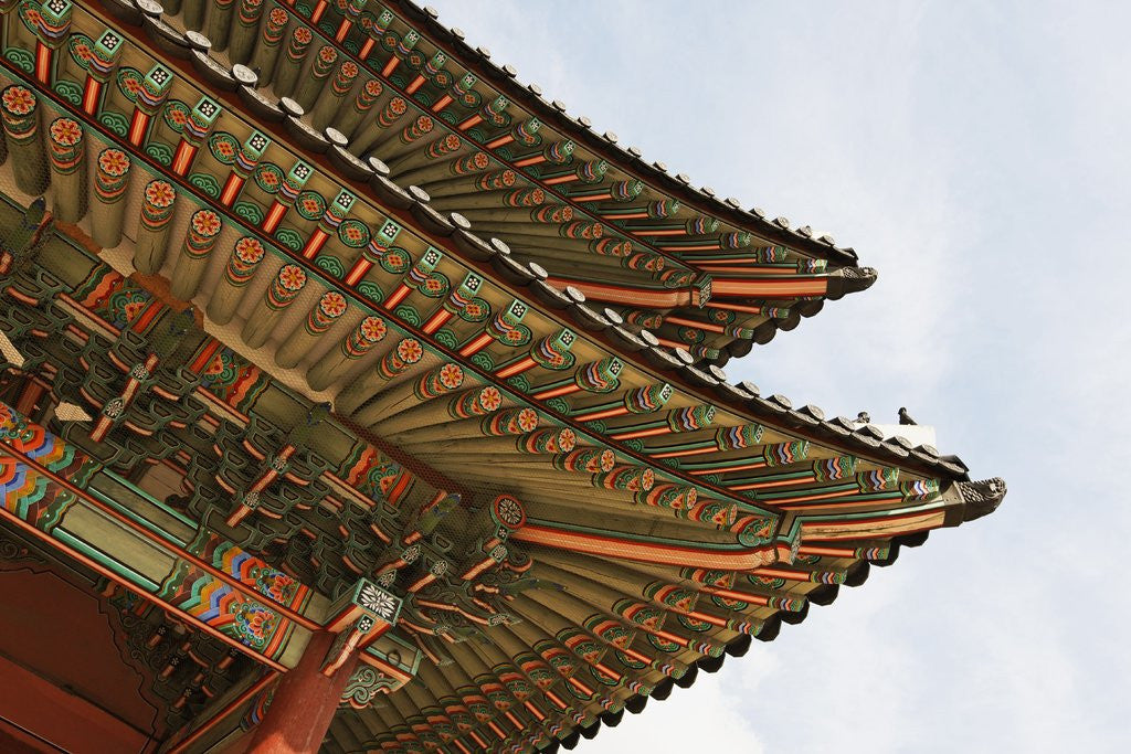 Detail of Eaves on the Changdeokgung Palace by Corbis