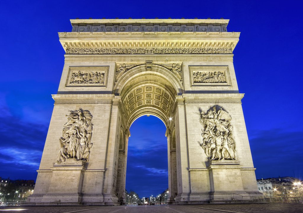 Detail of Arc de Triomphe by Corbis
