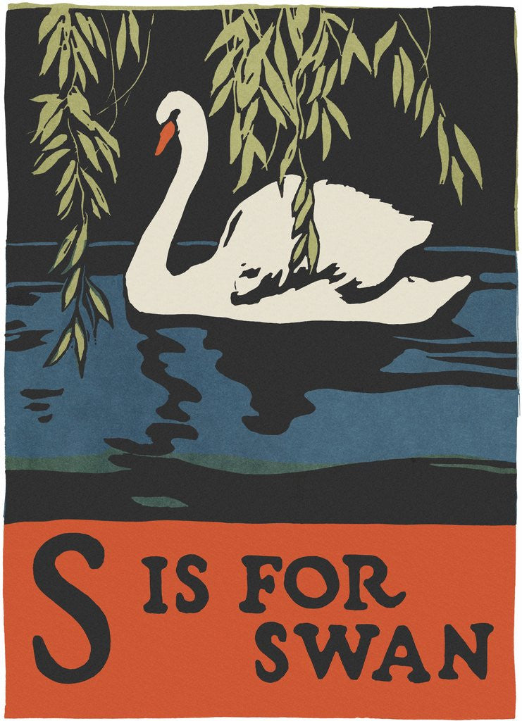 Detail of S is for swan by Corbis