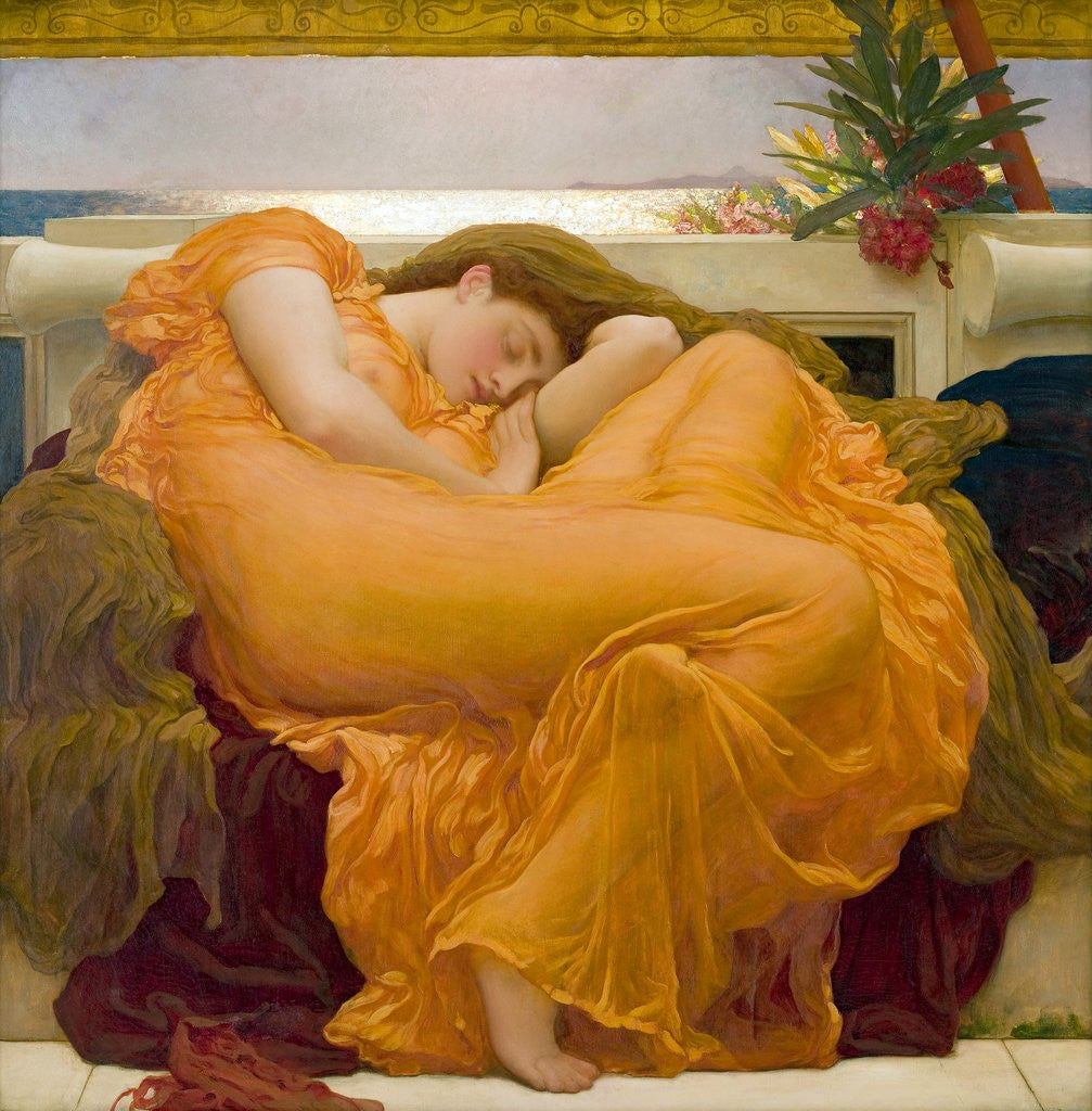 Detail of Flaming June by Frederic Leighton