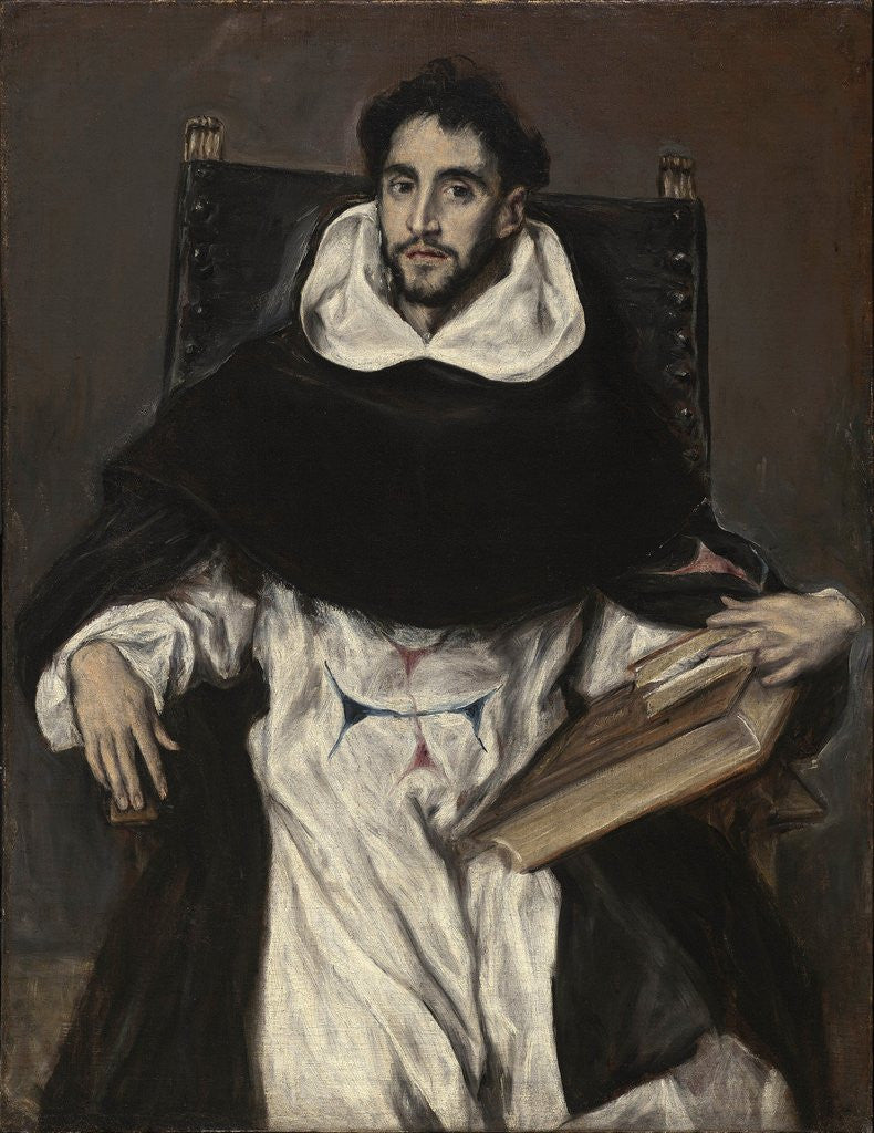 Detail of Fray Hortensio Felix Paravicino by El Greco